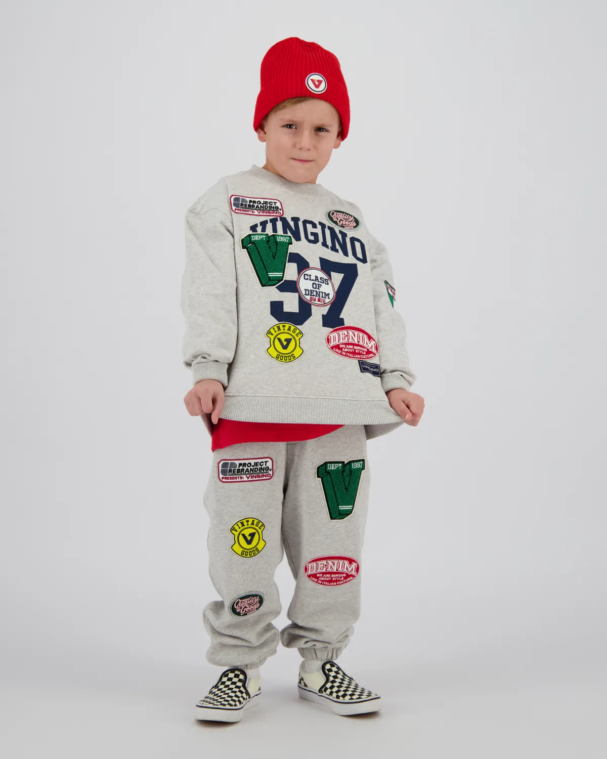 Jungen Sweatshirt Nadge | Grau