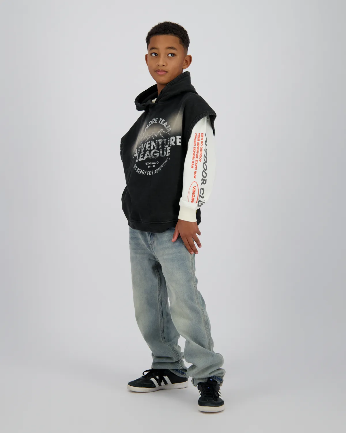 Jungen Sweatshirt Nielson | Schwarz