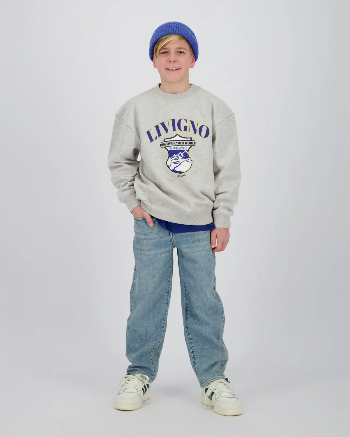 Jungen Sweatshirt Nuri | Grau