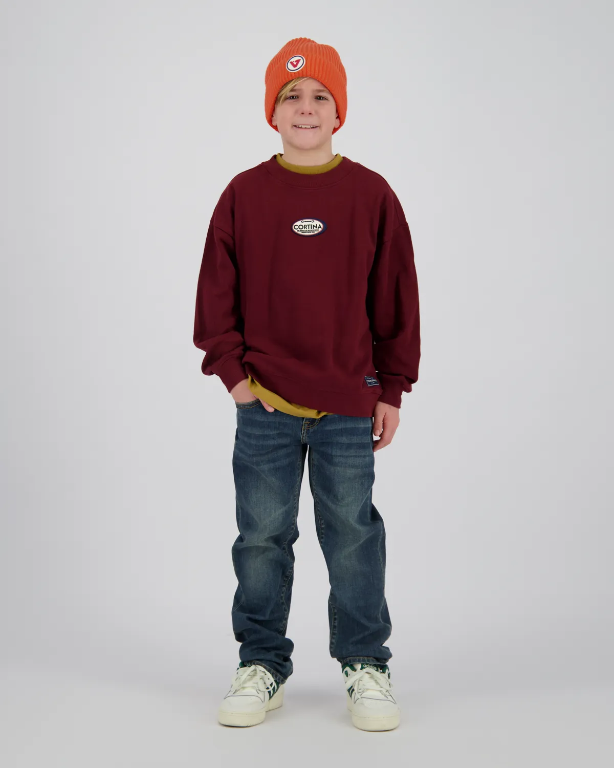 Jungen Sweatshirt Novan | Braun