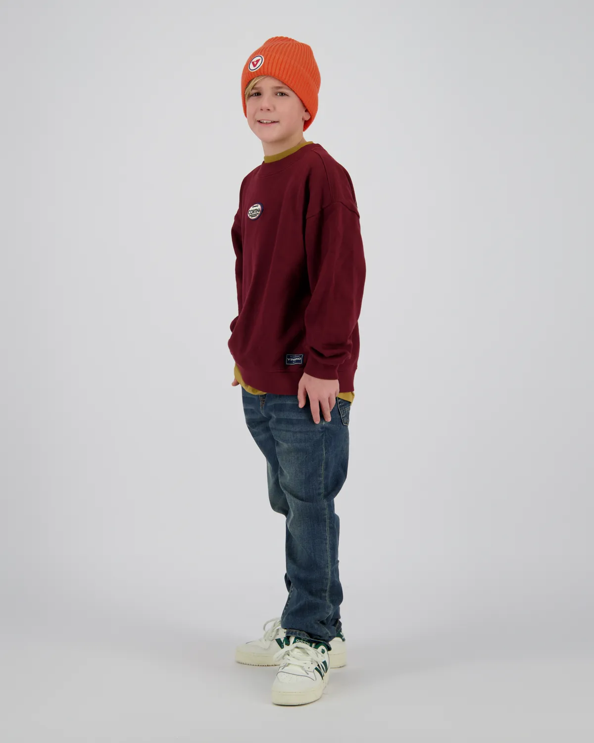 Jungen Sweatshirt Novan | Braun