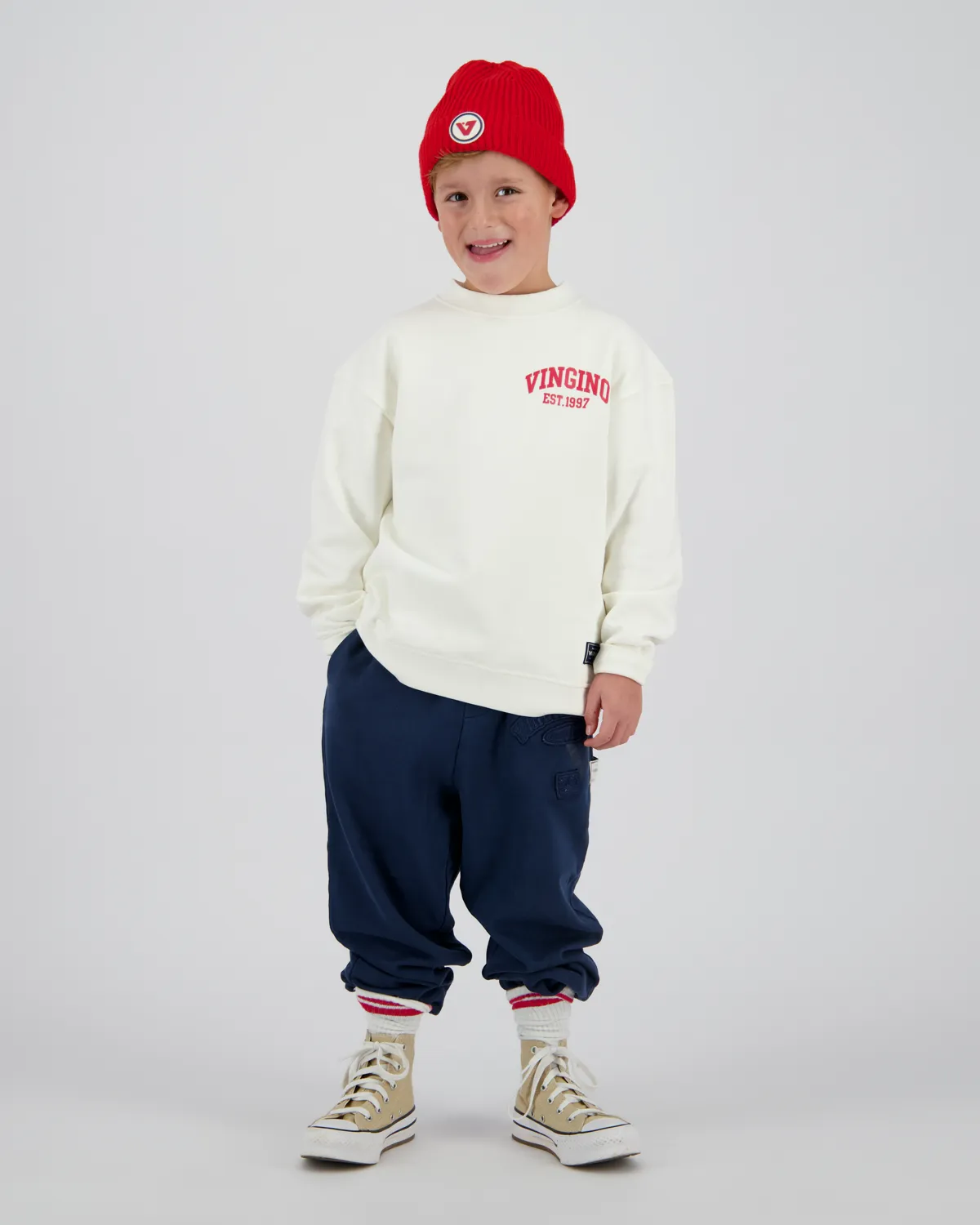 Jungen Sweatshirt Icon-crew | Weiß