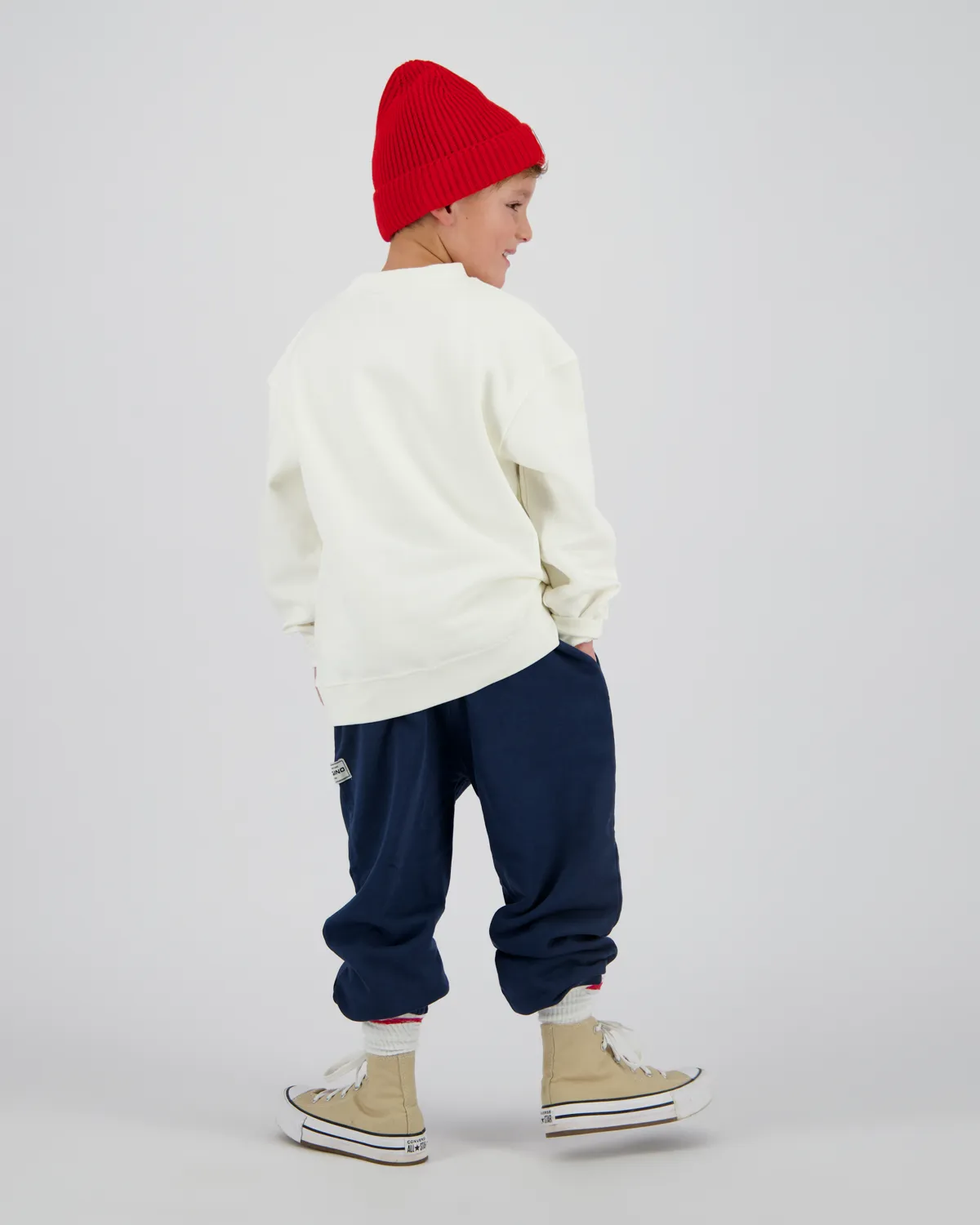 Jungen Sweatshirt Icon-crew | Weiß