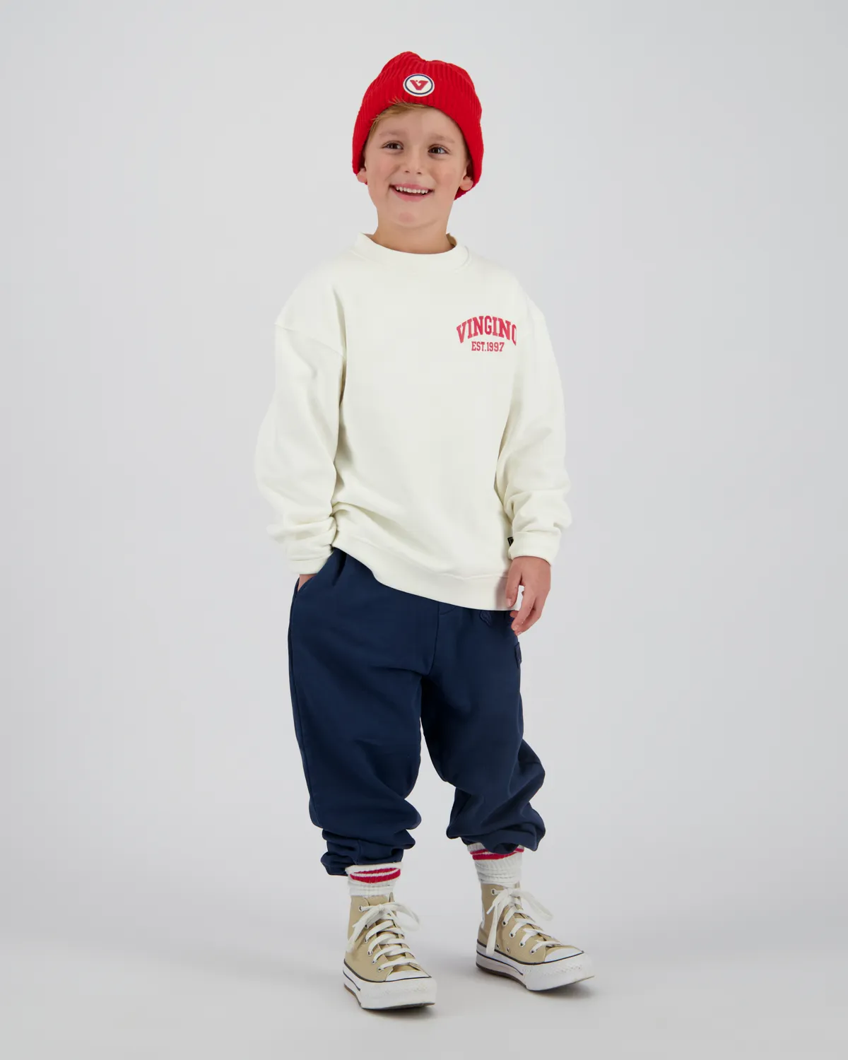 Jungen Sweatshirt Icon-crew | Weiß