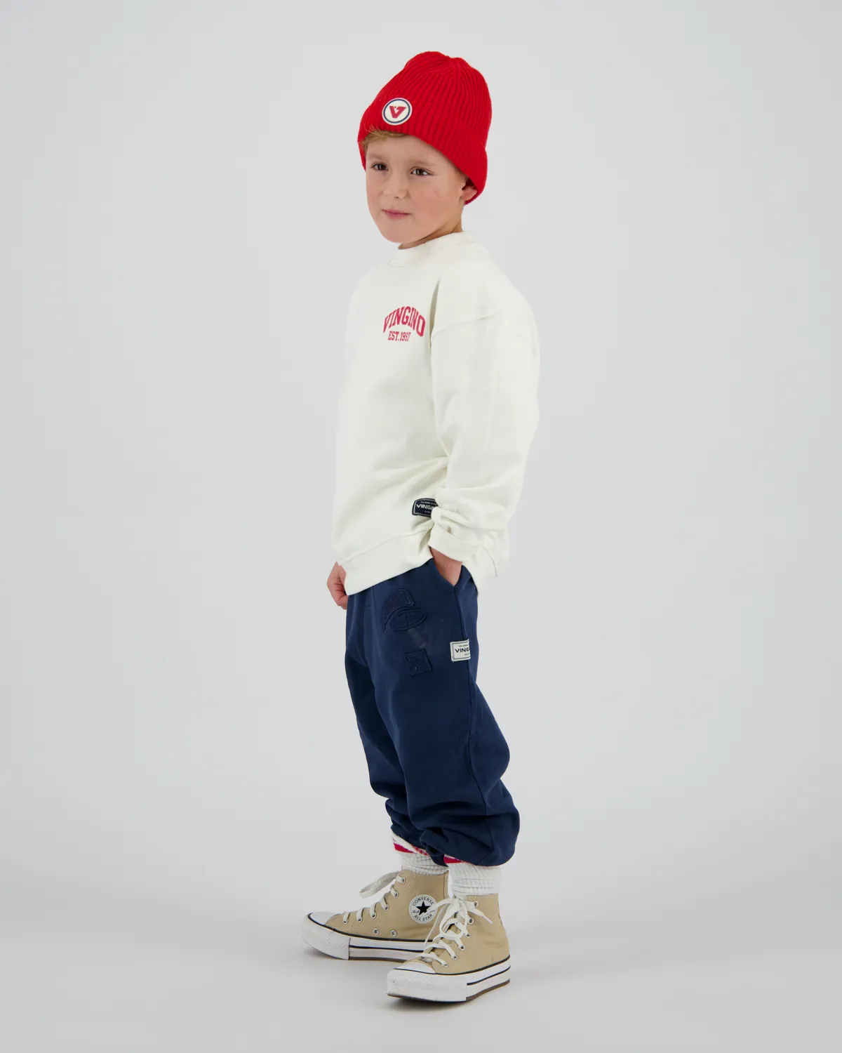 Jungen Sweatshirt Icon-crew | Weiß