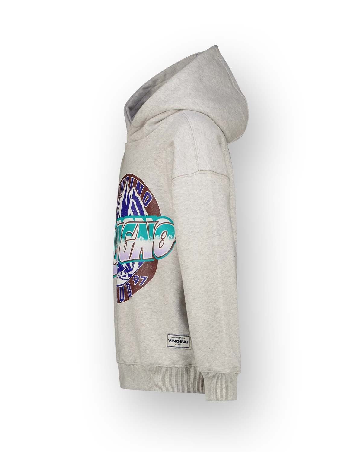Jungen Kapuzenpullover Noldi | Grau