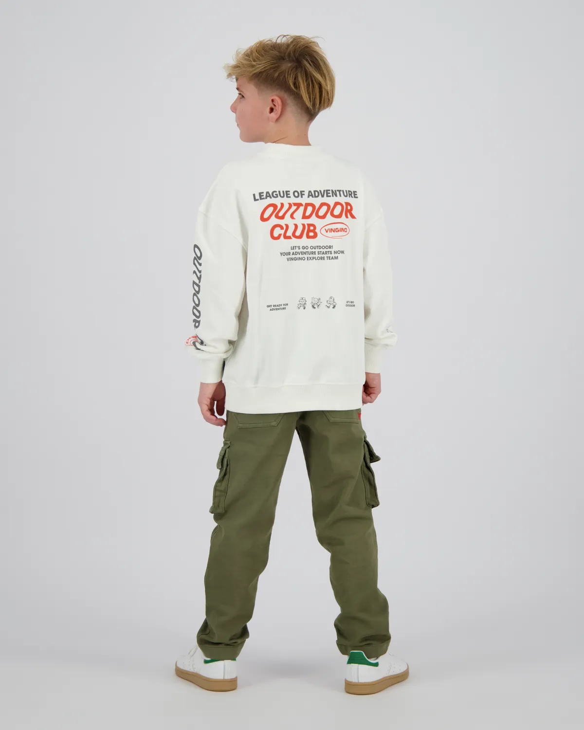 Jungen Sweatshirt Njord | Weiß