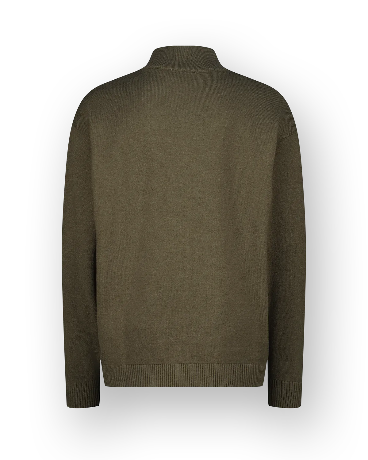 Jungen Flat knit Icon-halfzip | Grün