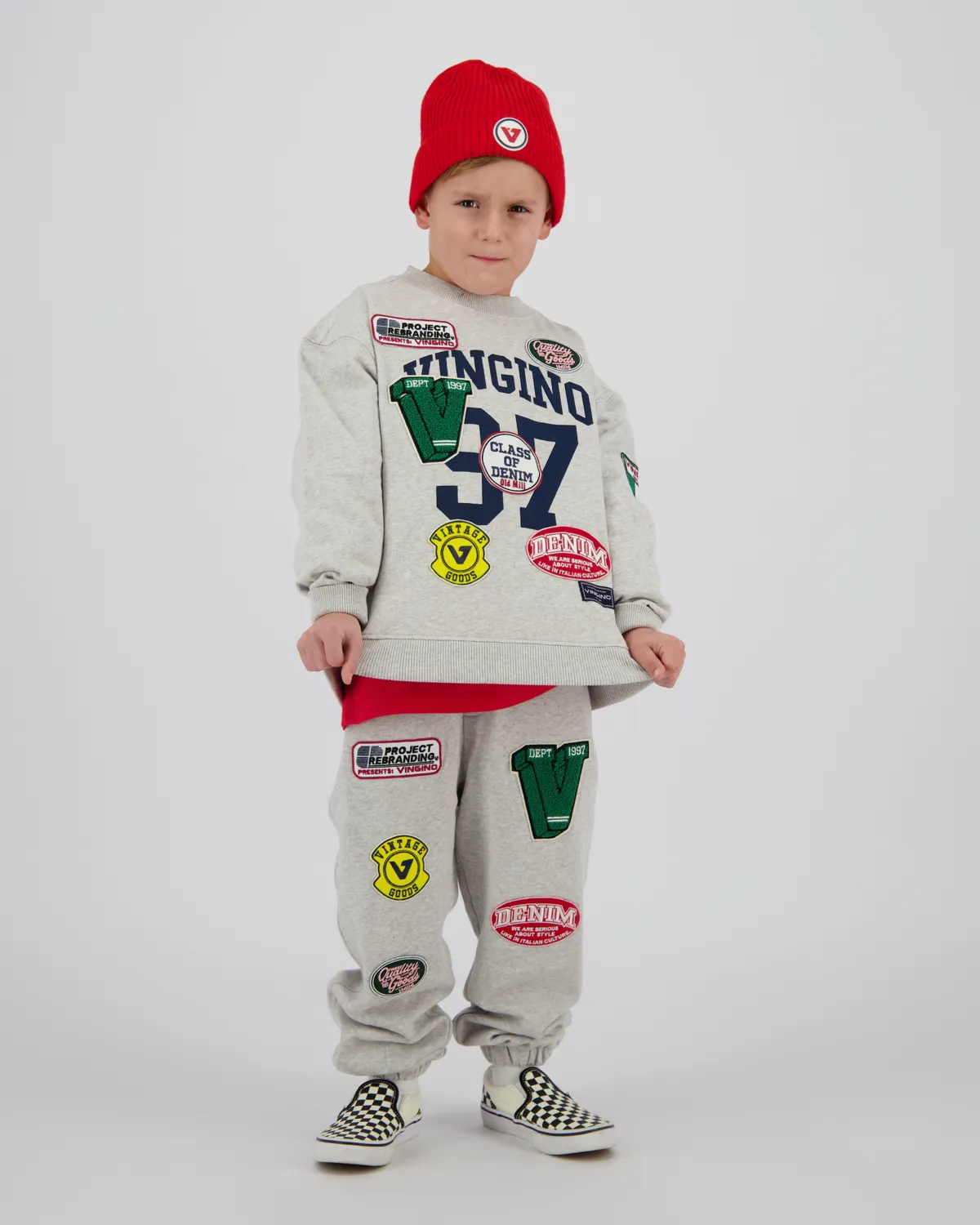 Jungen Regular Hose Santage | Grau