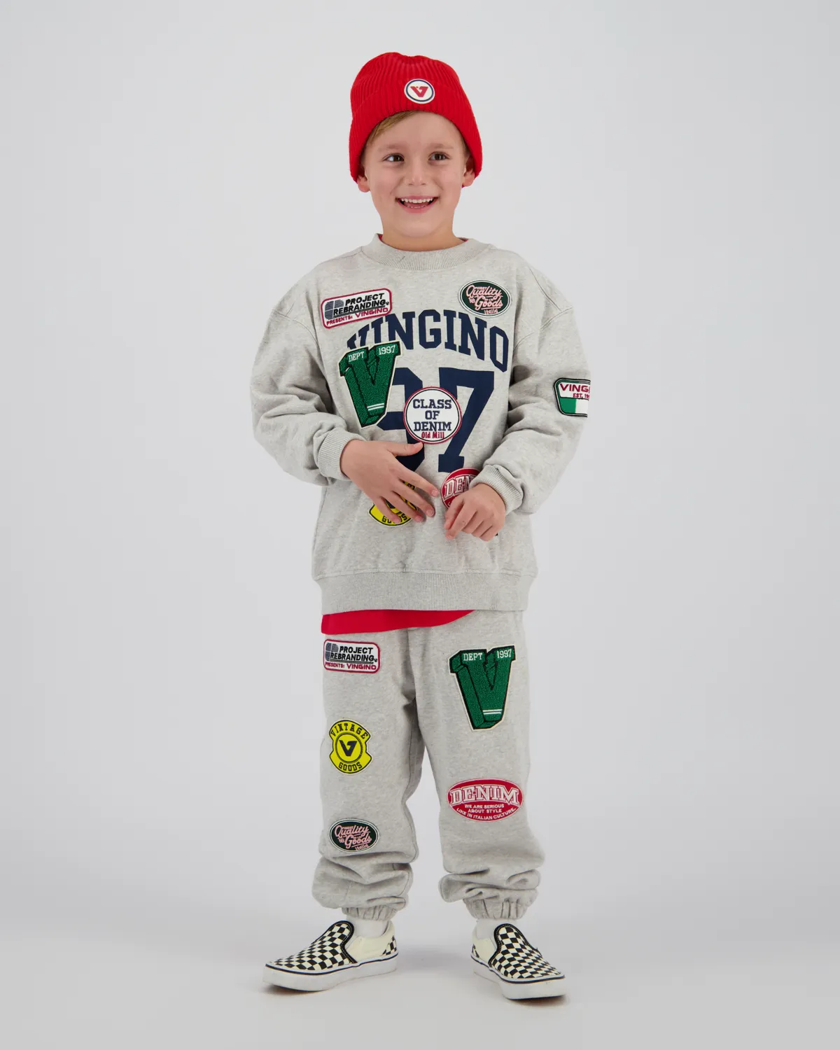 Jungen Regular Hose Santage | Grau