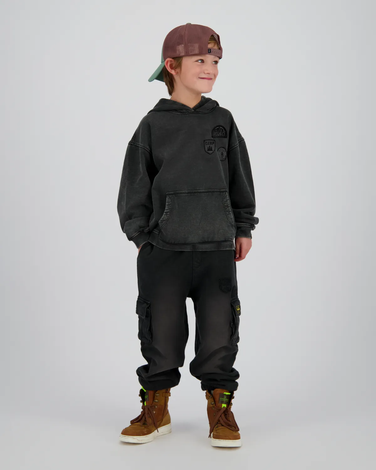 Jungen Regular Hose Samuel | Schwarz