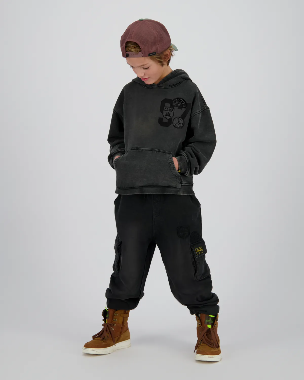 Jungen Regular Hose Samuel | Schwarz