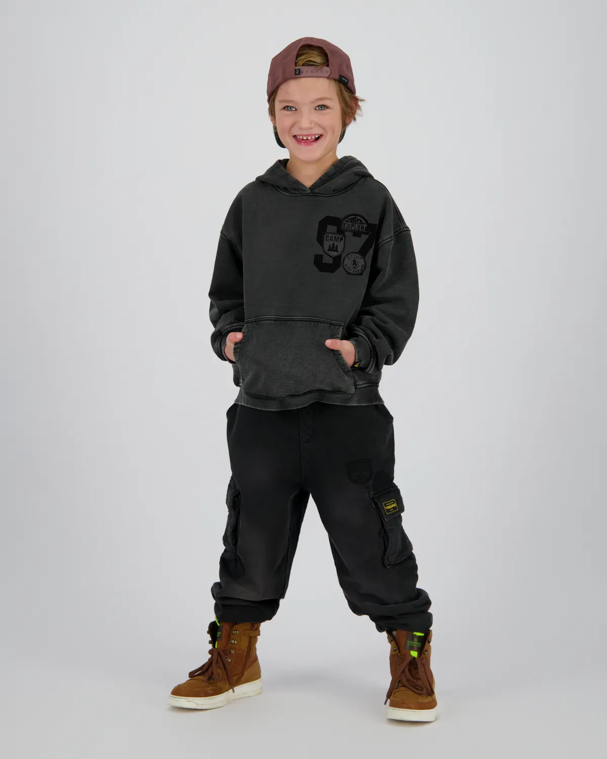 Jungen Regular Hose Samuel | Schwarz