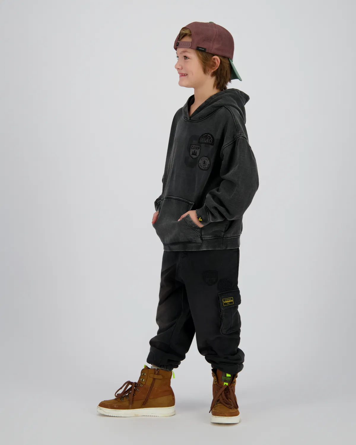 Jungen Regular Hose Samuel | Schwarz