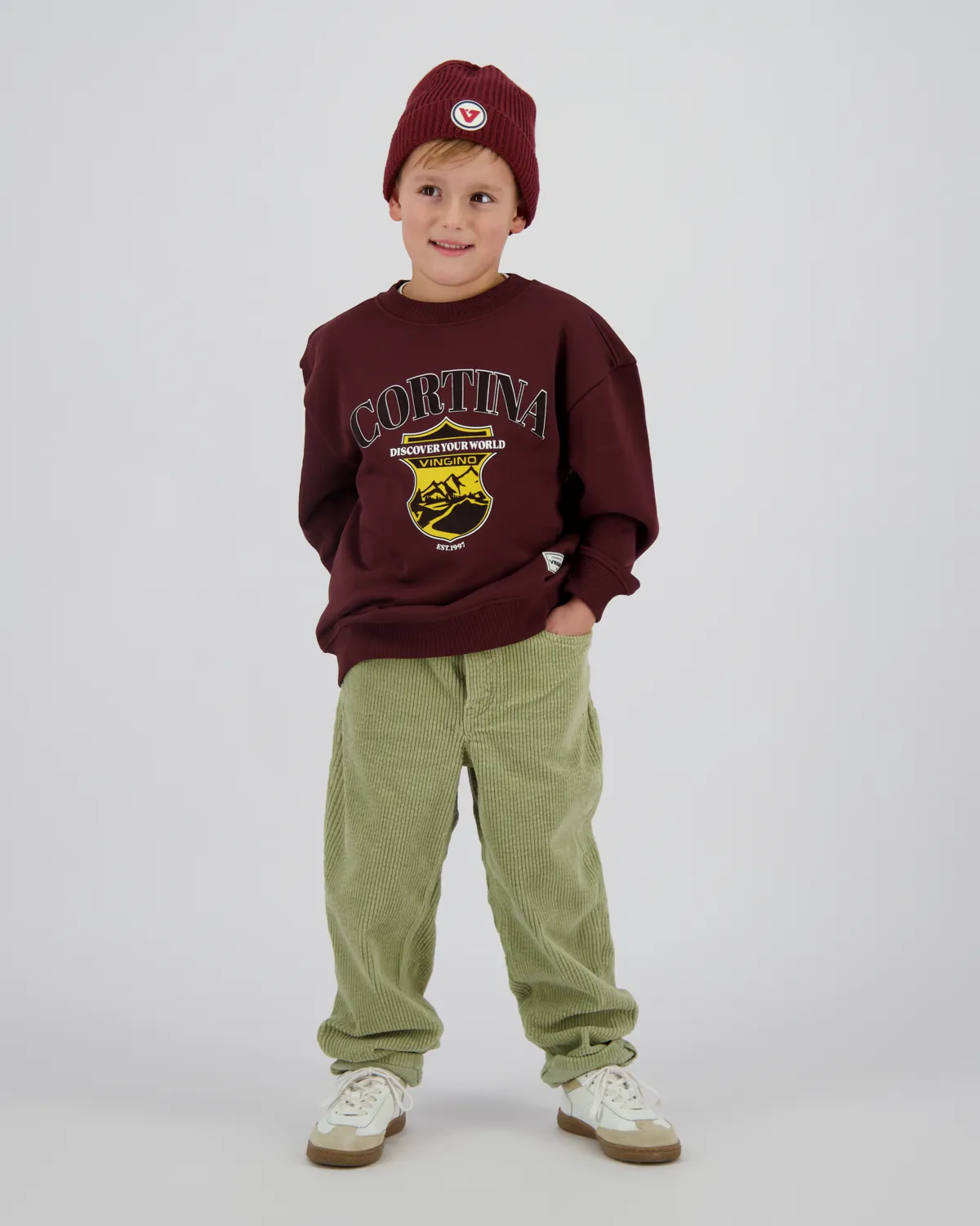 Jungen Baggy Hose Sil | Sand