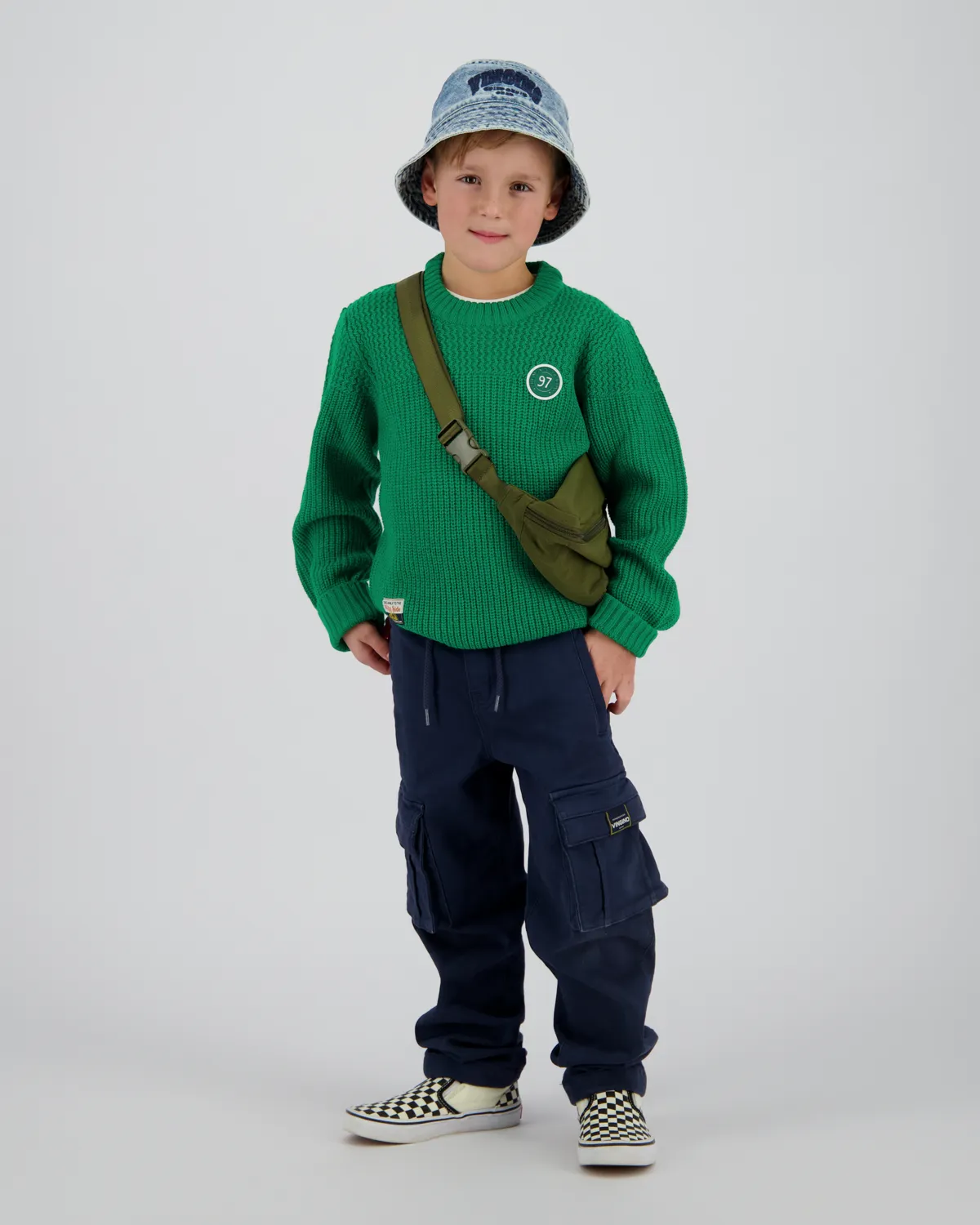 Jungen Loose Jeans Claudio | Schwarz