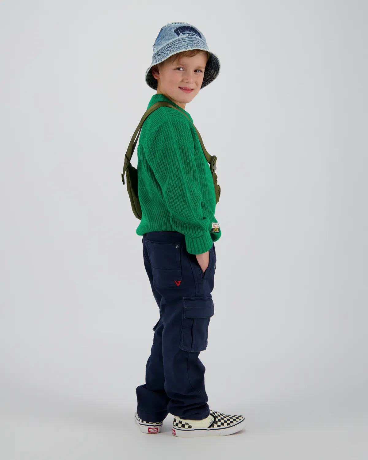 Jungen Loose Jeans Claudio | Schwarz