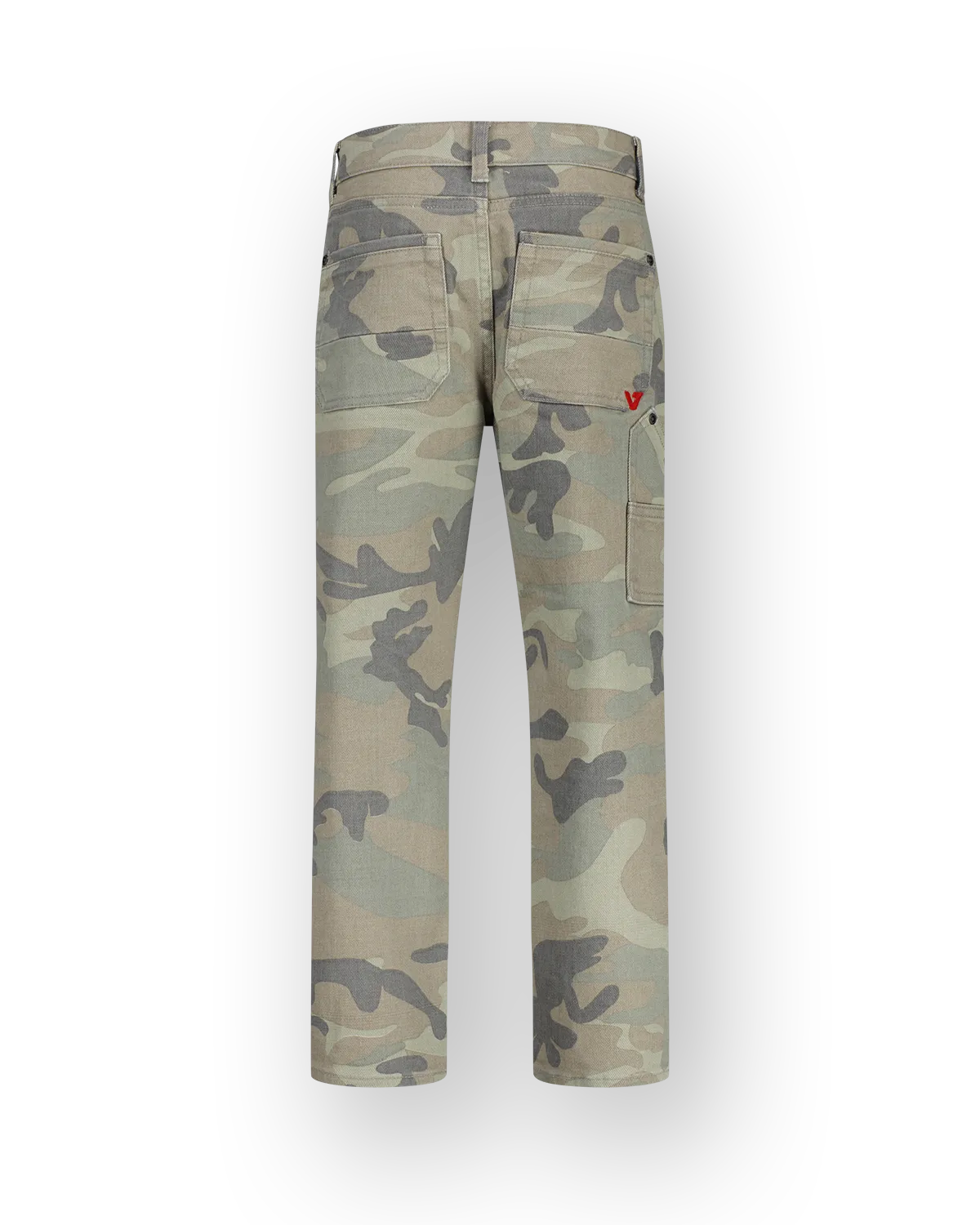 Jungen Relaxed Jeans Gino camo worker | Grün