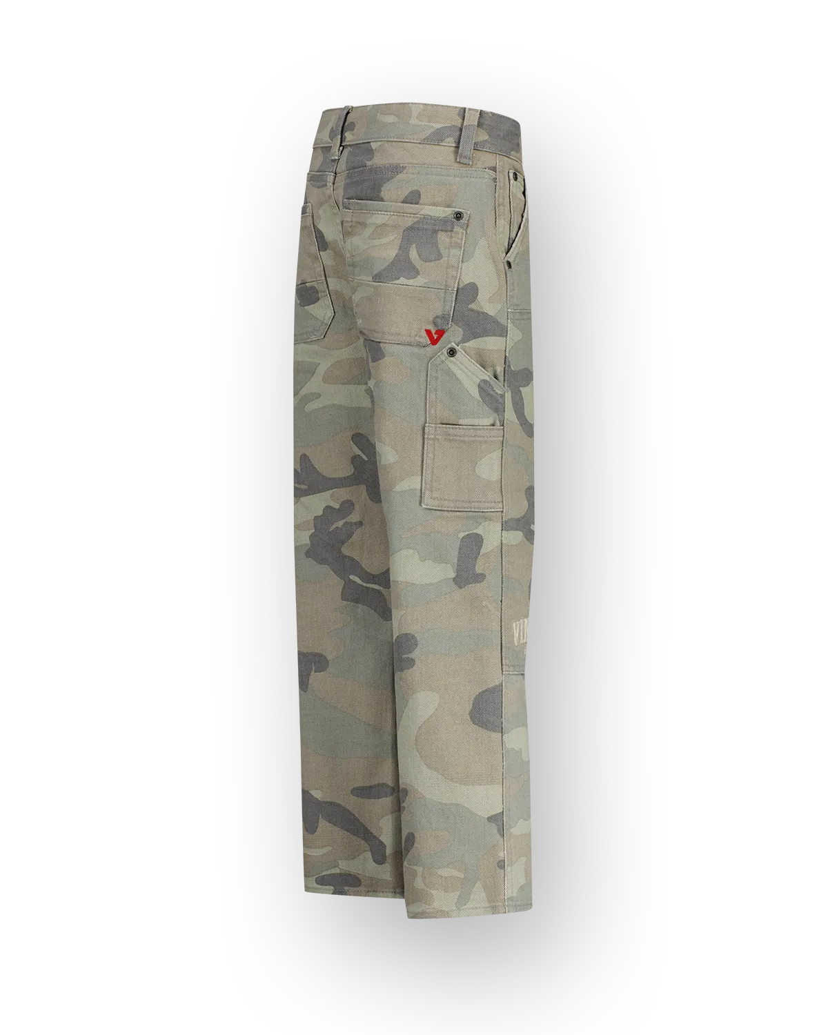 Jungen Relaxed Jeans Gino camo worker | Grün