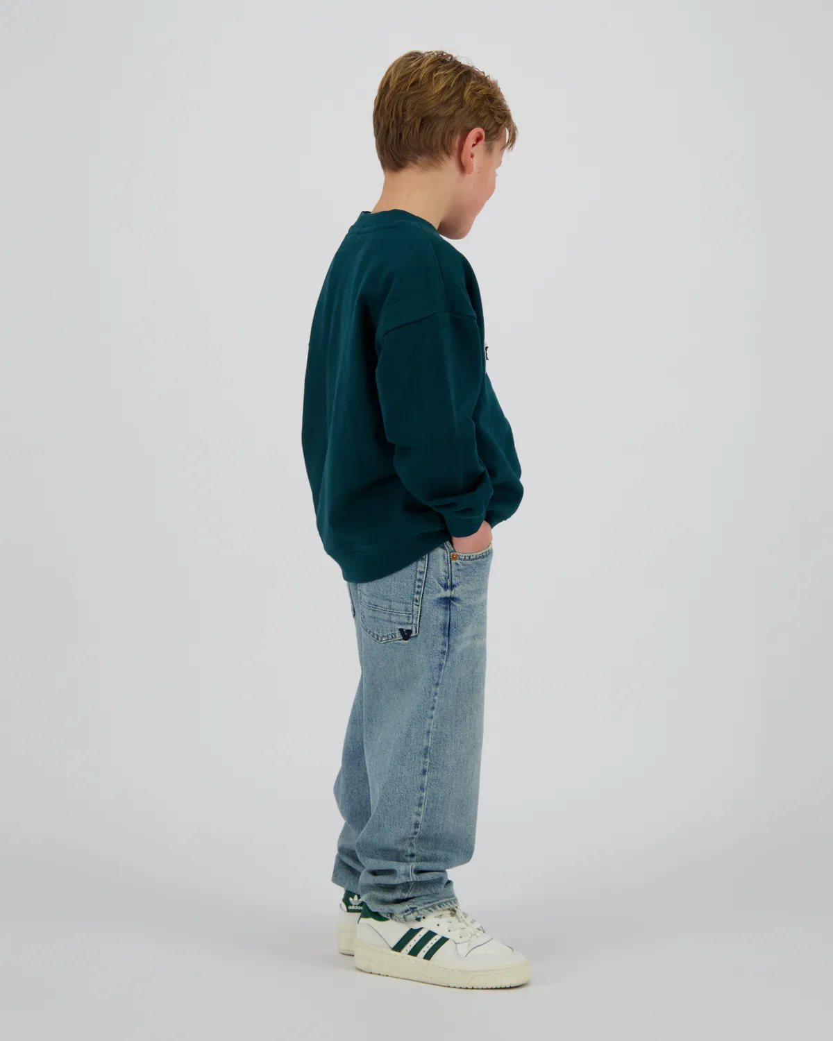 Jungen Baggy Jeans Keaton | Blau