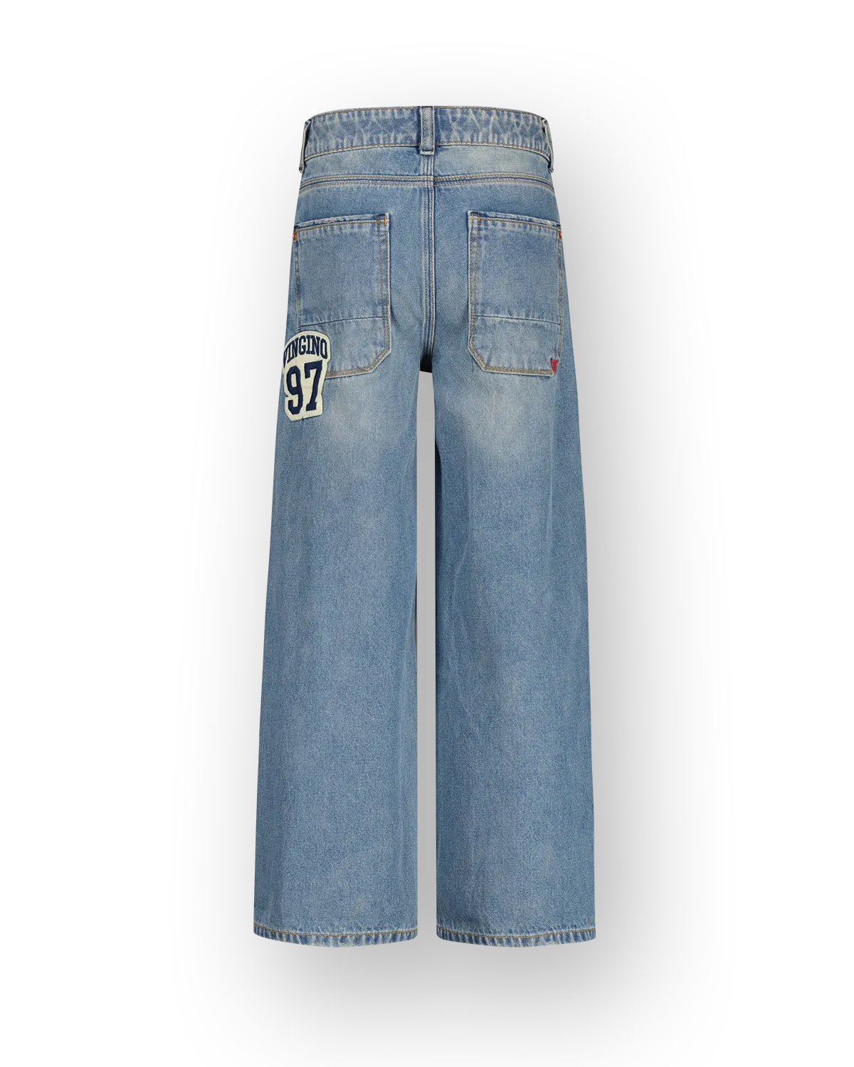 Jungen Super baggy Jeans Luca | Blau