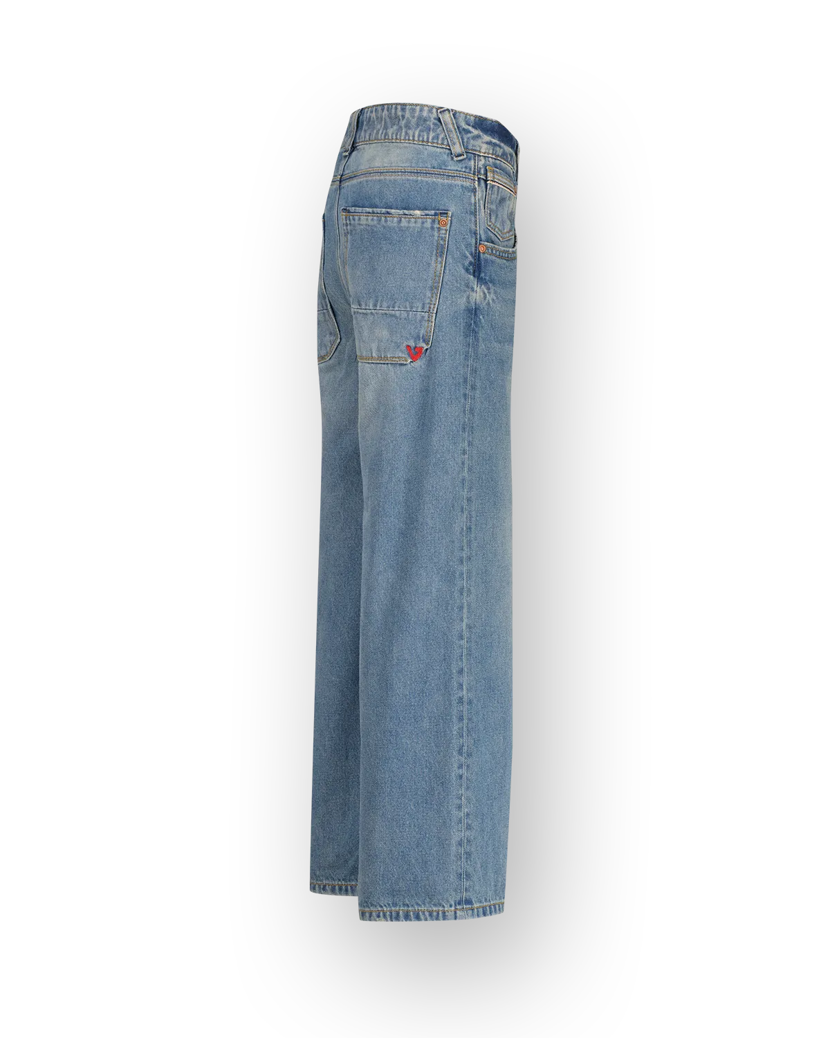 Jungen Super baggy Jeans Luca | Blau