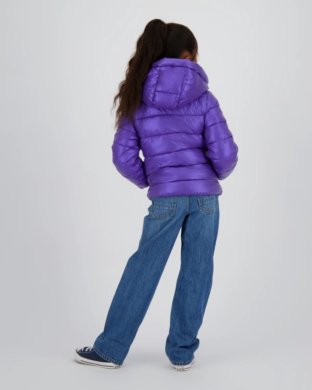 Mädchen Hooded Jacke Tianna | Lila