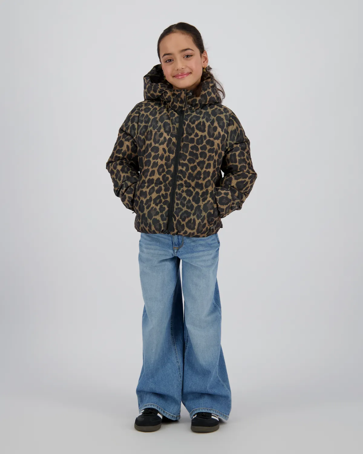 Mädchen Hooded Jacke Tigelle | Braun
