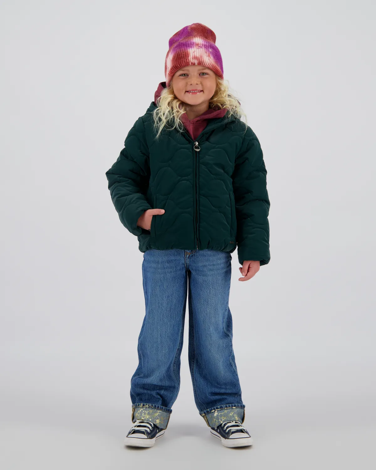 Mädchen Hooded Jacke Tanije | Grün