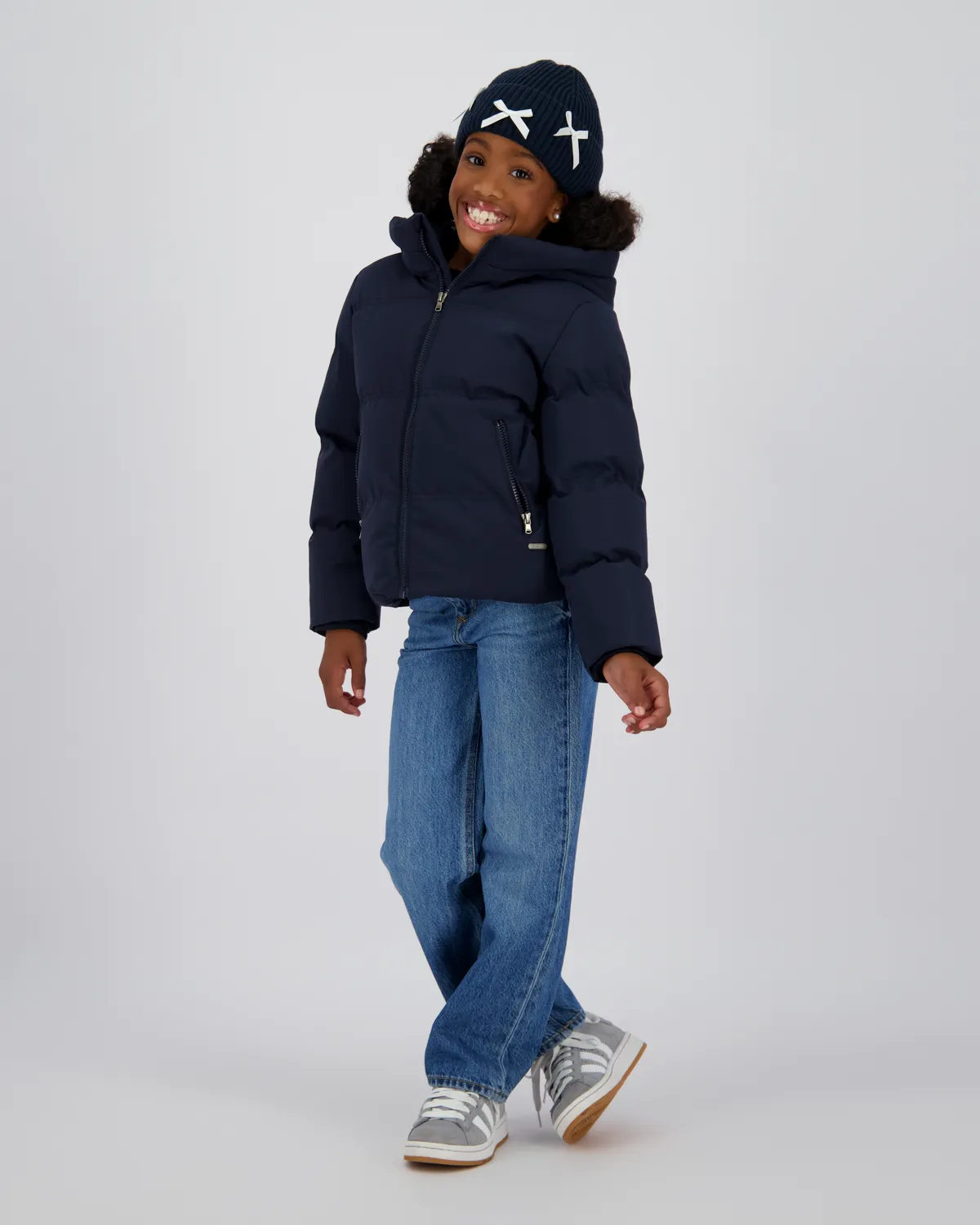 Mädchen Hooded Jacke Tezia | Blau