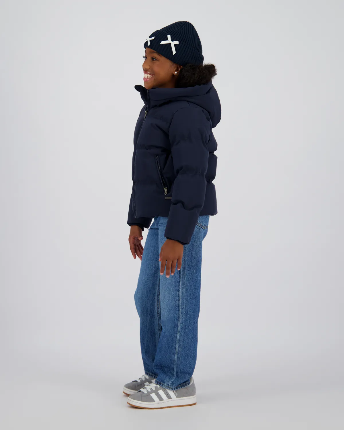 Mädchen Hooded Jacke Tezia | Blau
