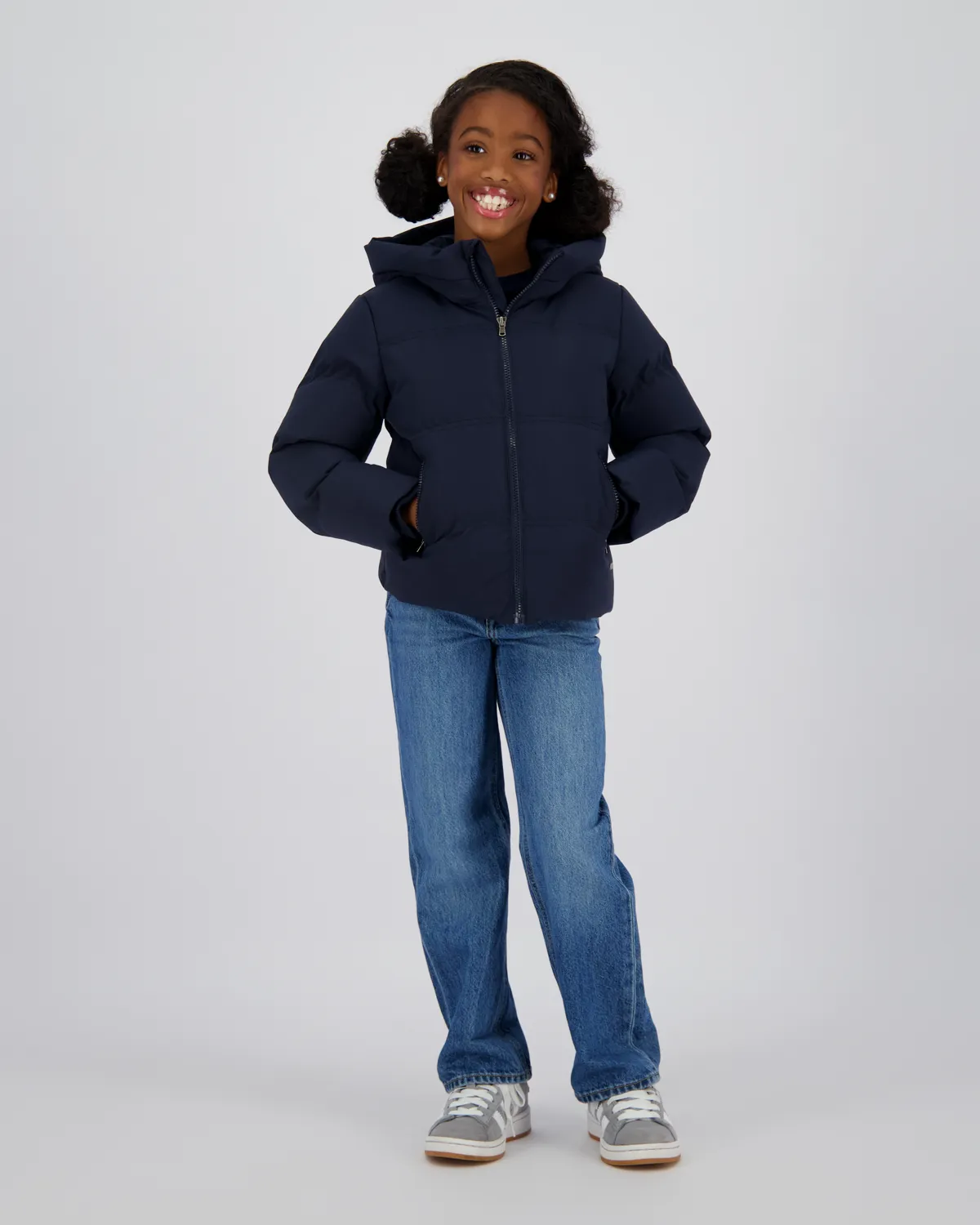 Mädchen Hooded Jacke Tezia | Blau