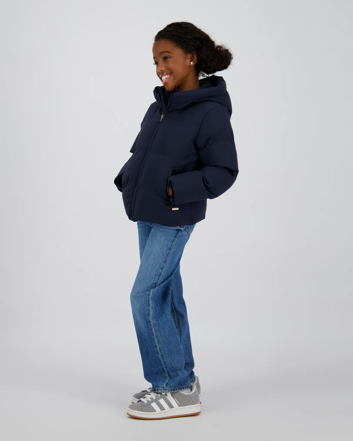 Mädchen Hooded Jacke Tezia | Blau