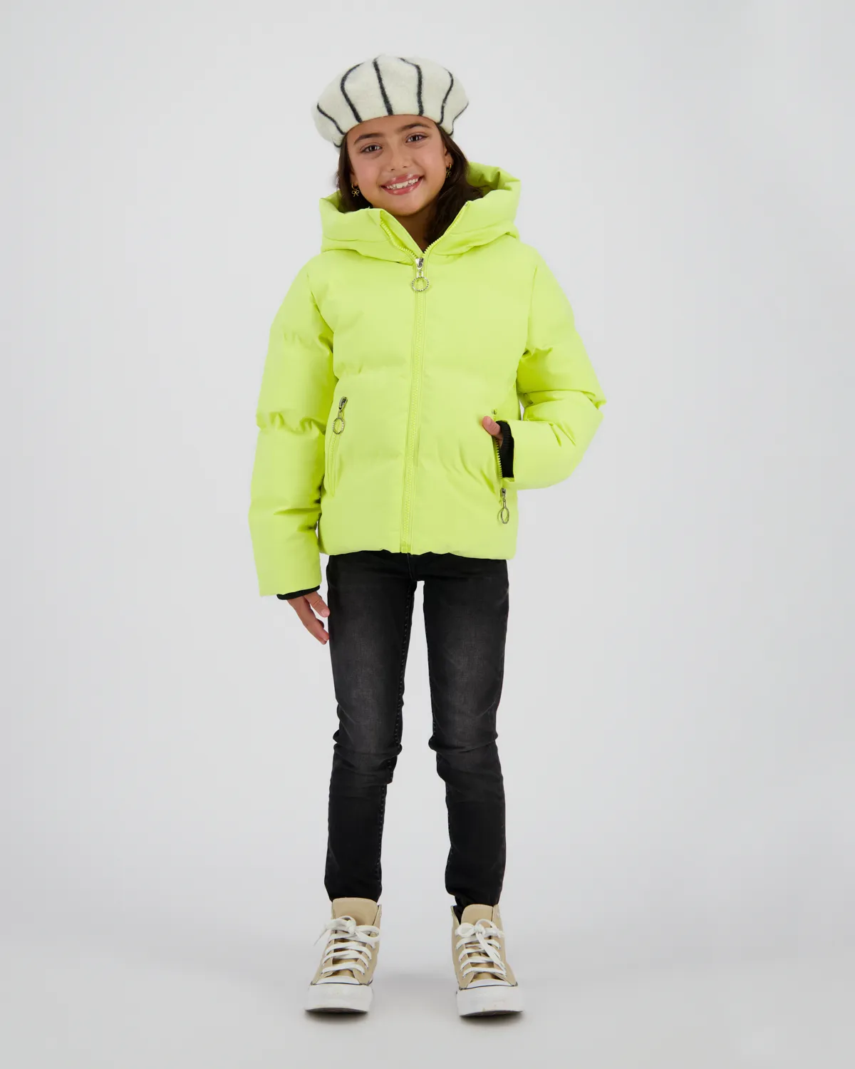 Mädchen Hooded Jacke Tezia | Grün