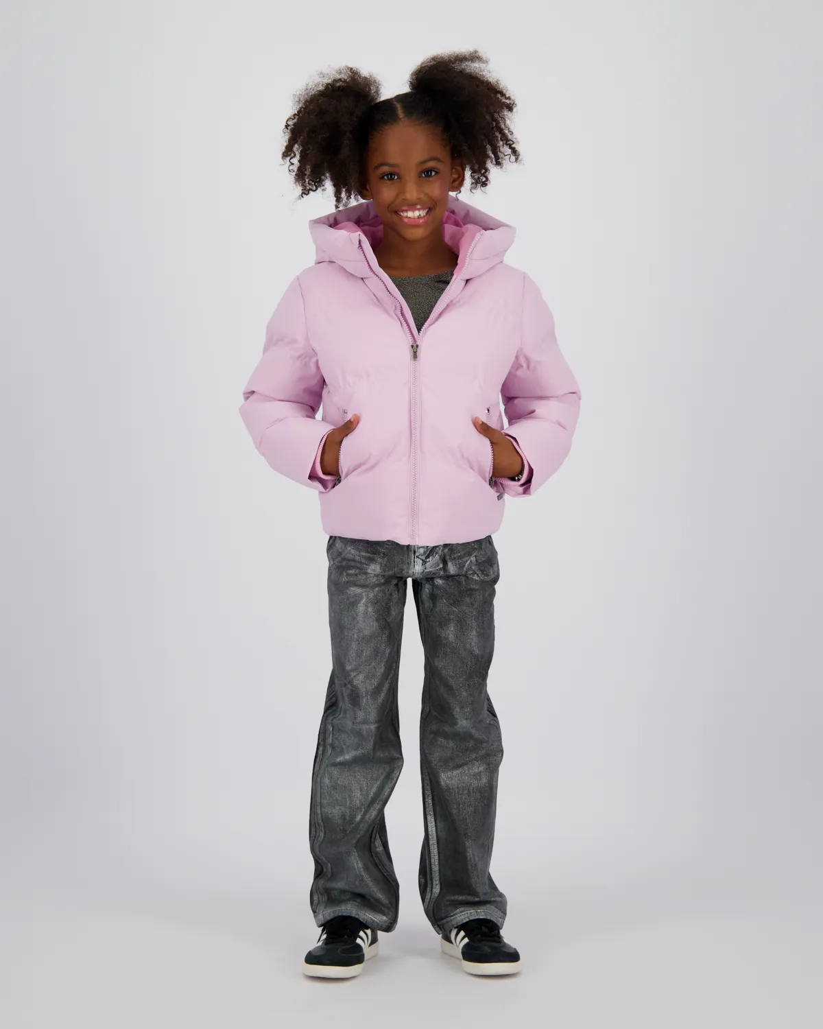 Mädchen Hooded Jacke Tezia | Lila