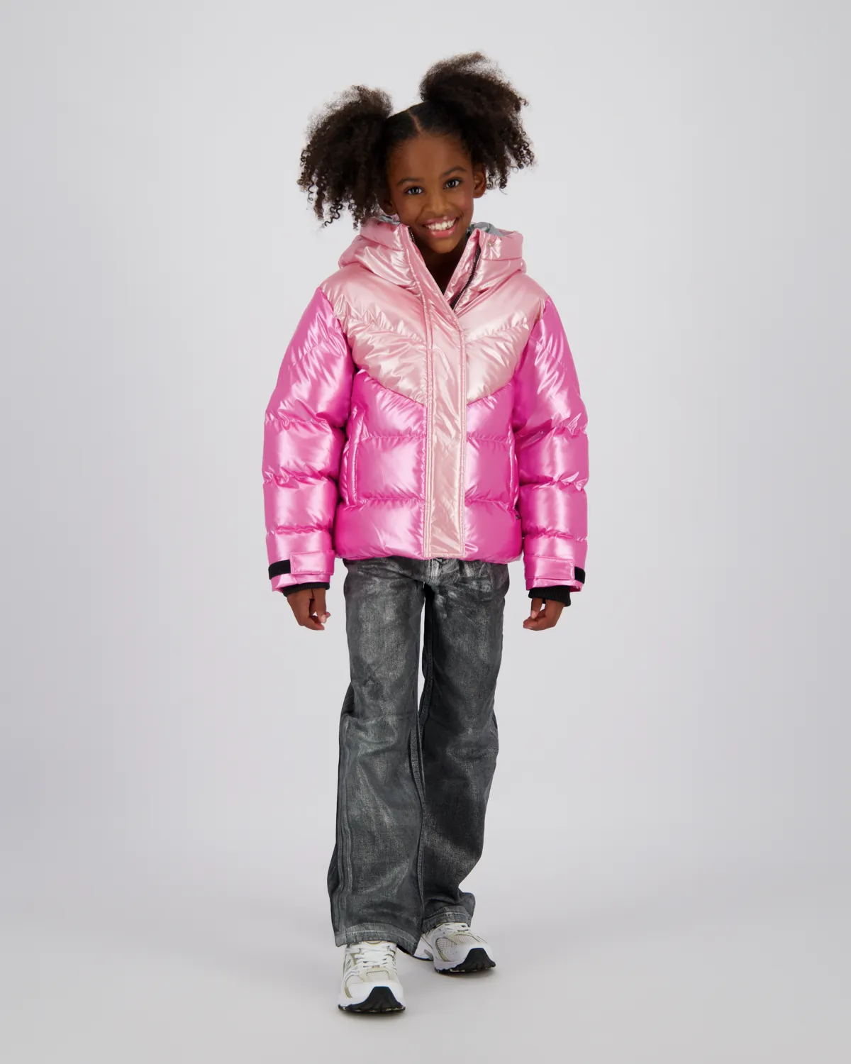 Mädchen Hooded Jacke Toly | Schwarz