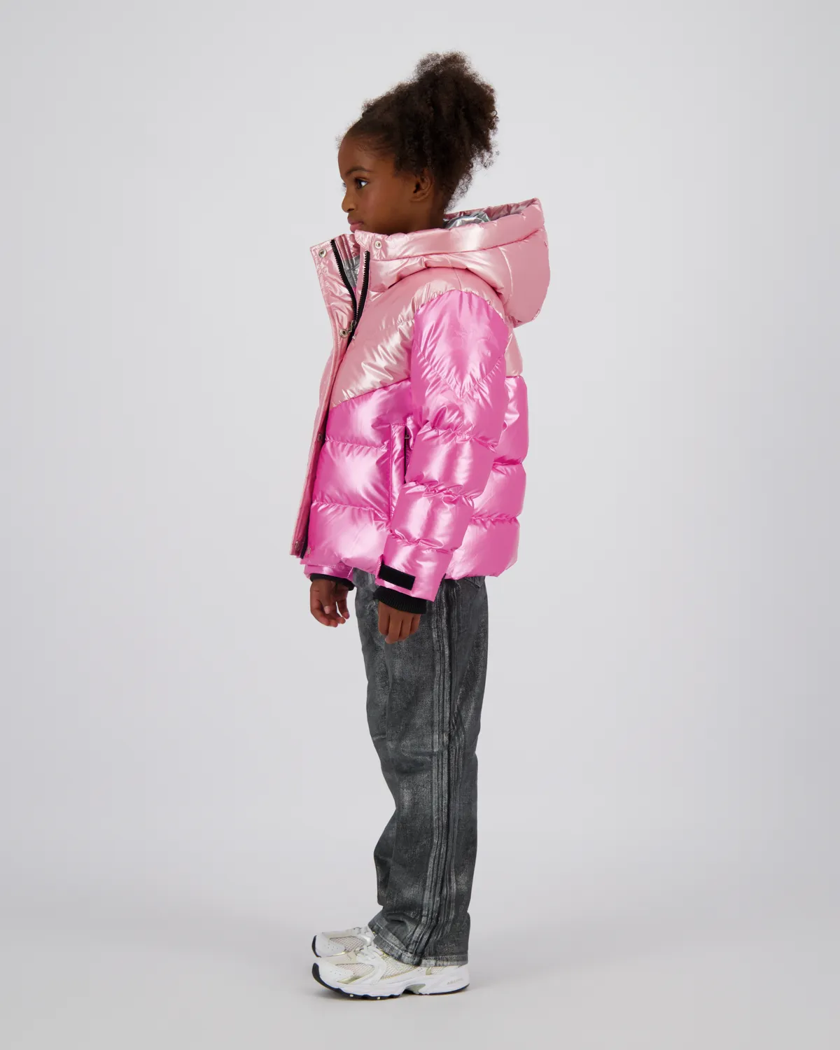 Mädchen Hooded Jacke Toly | Schwarz