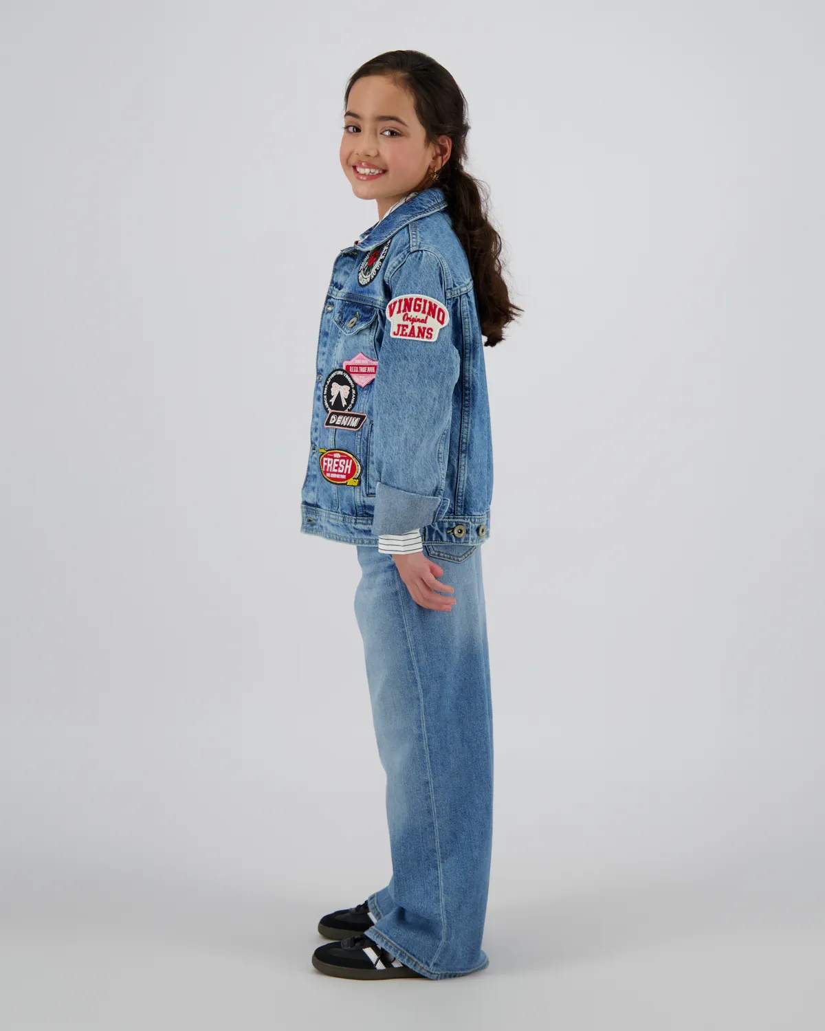 Mädchen Denim Jacke Tillie | Blau