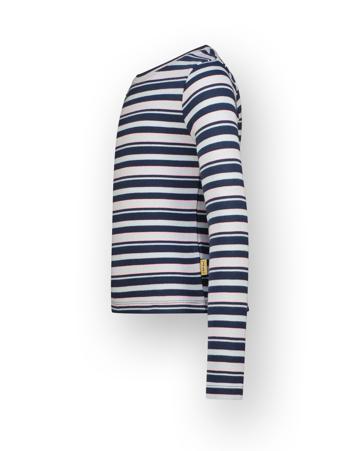 Mädchen T-shirt Basic stripe top | Blau