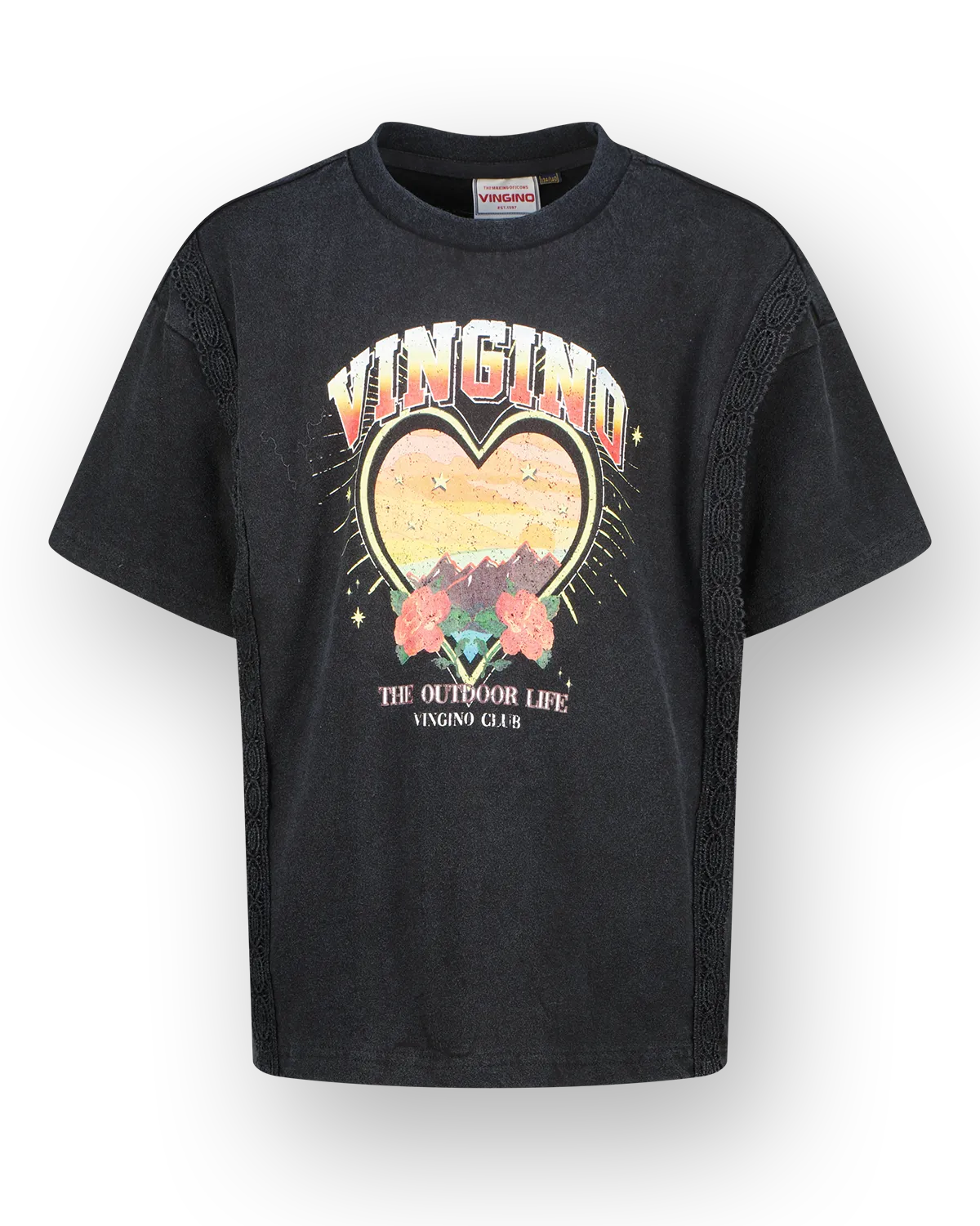 Mädchen T-shirt Hemma | Grau
