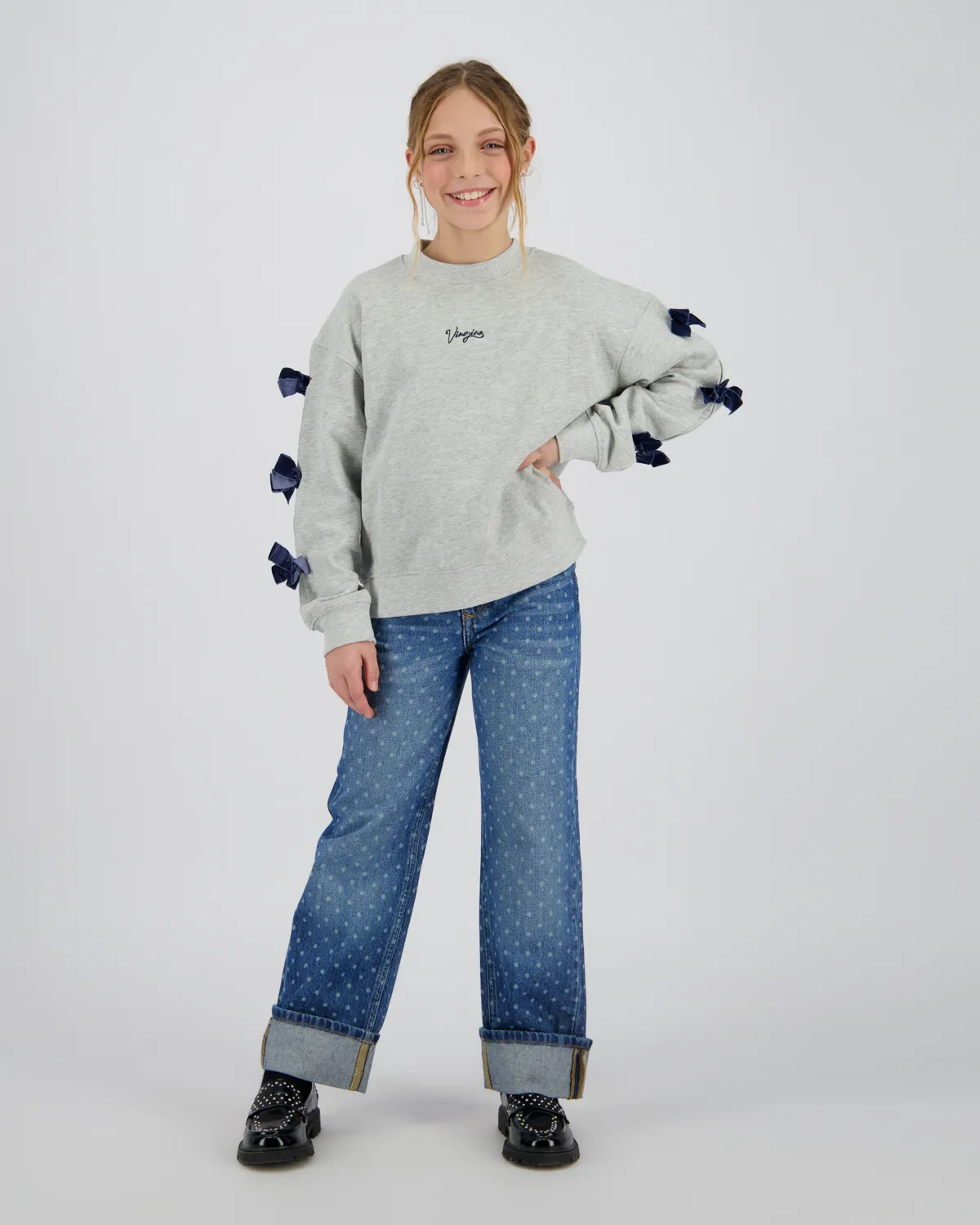 Mädchen Sweatshirt Noran | Grau
