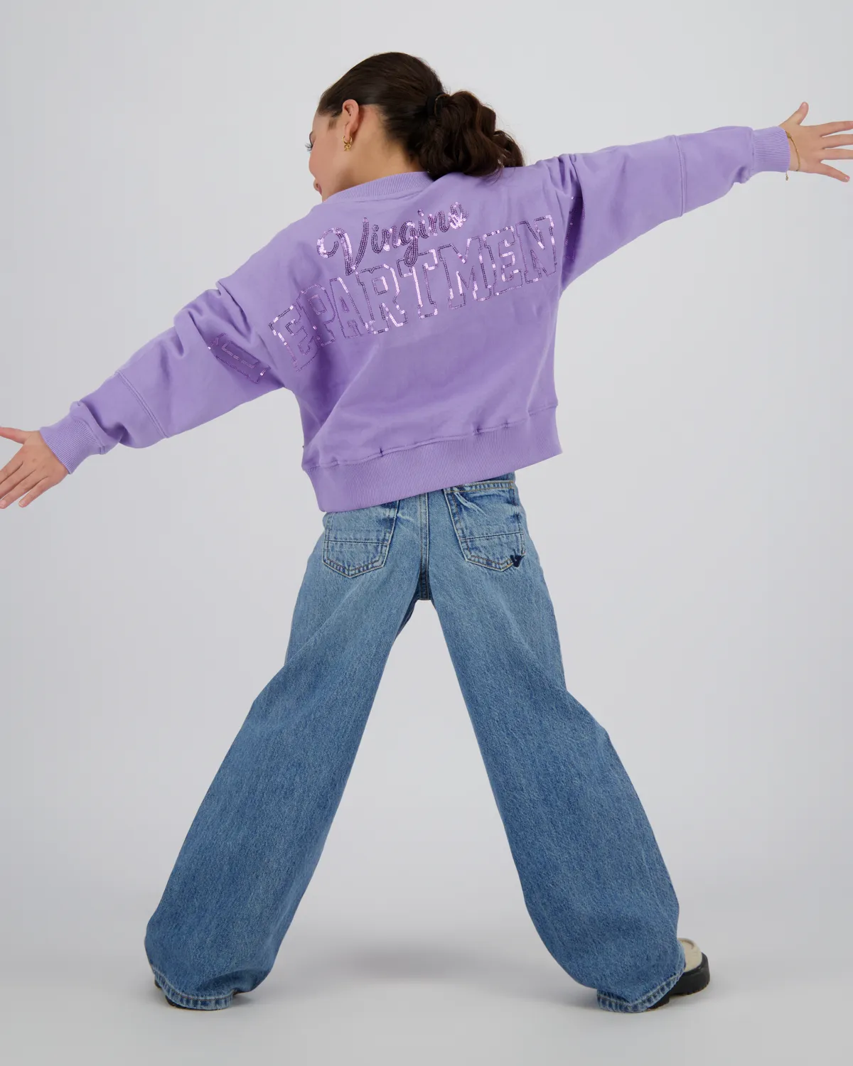 Mädchen Sweatshirt Nimre | Lila