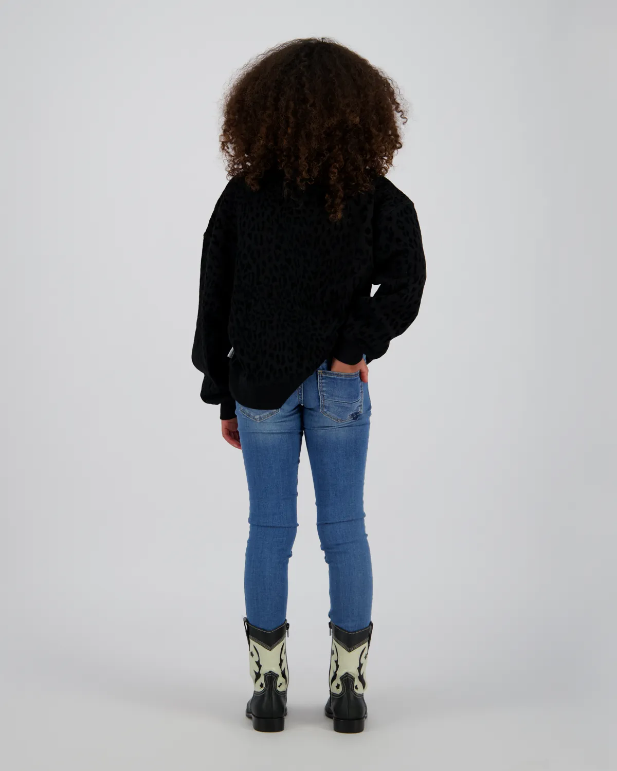 Mädchen Sweatshirt Niza | Schwarz