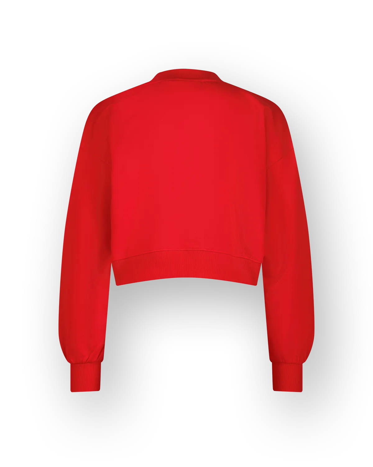Mädchen Sweatshirt Basic-V neck | Rot