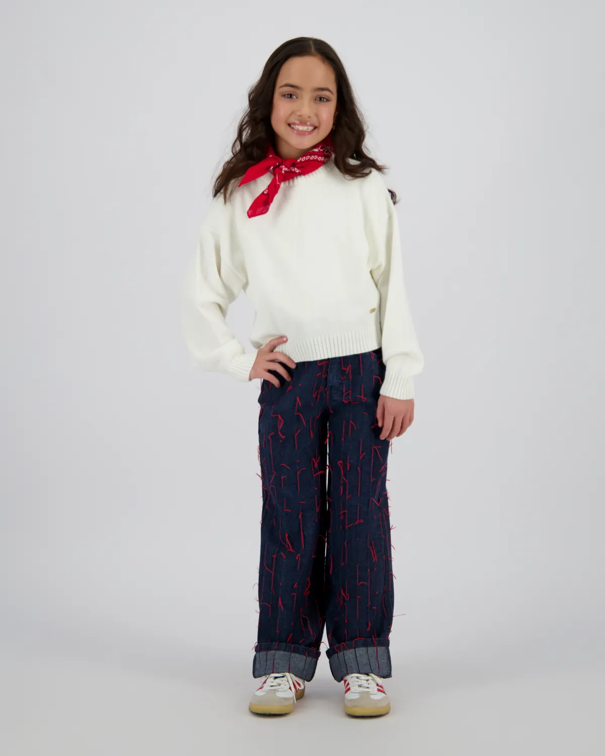 Mädchen Pullover Melina | Weiß