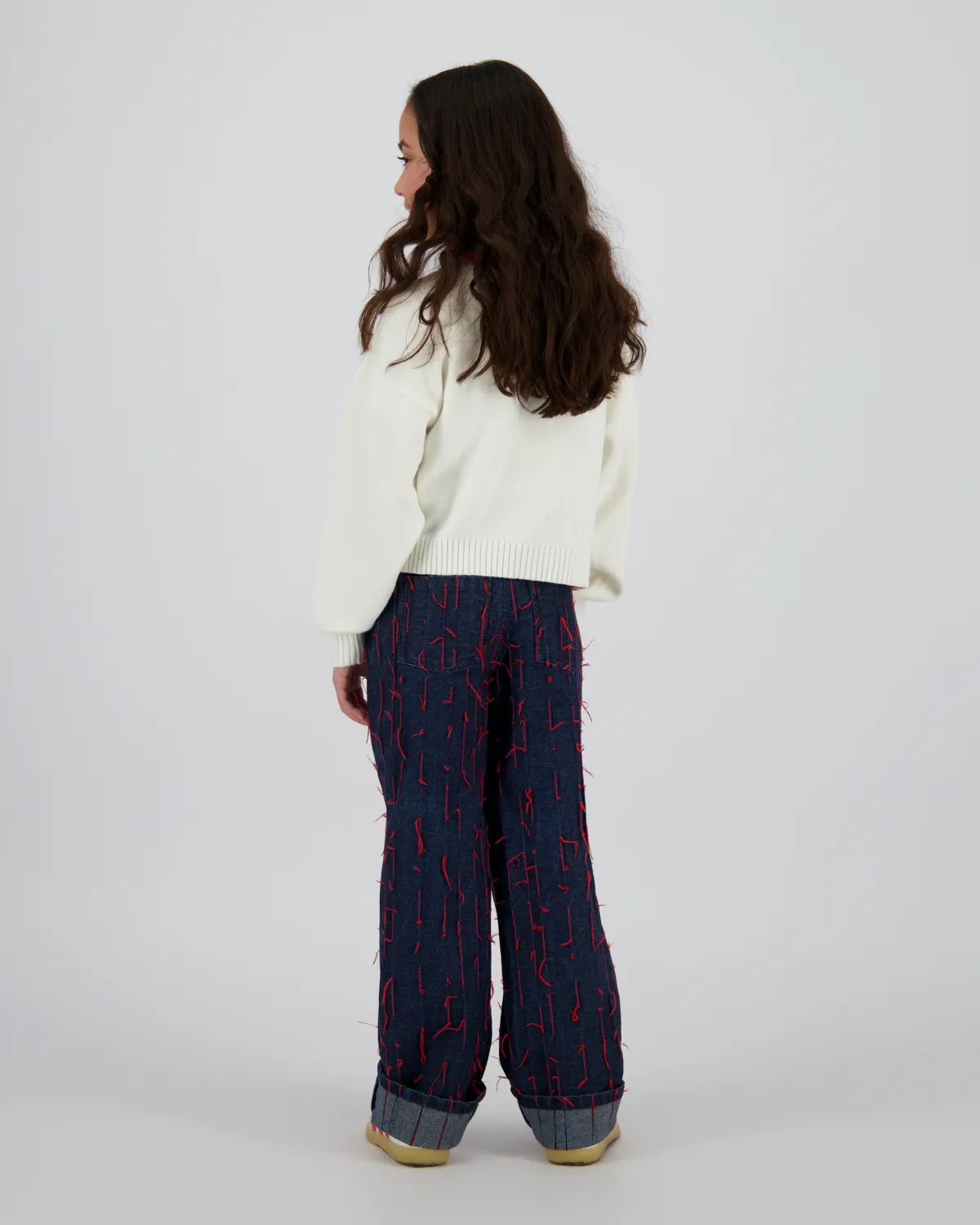 Mädchen Pullover Melina | Weiß