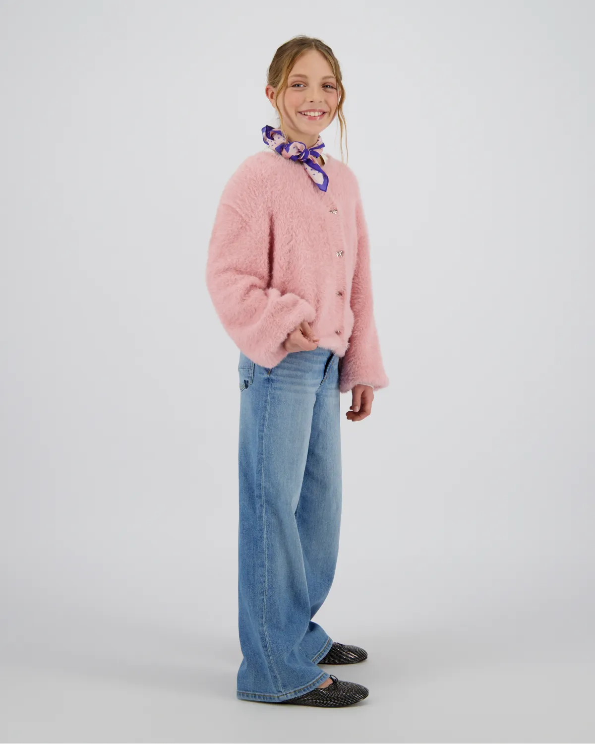Mädchen Cardigan Monique | Rosa