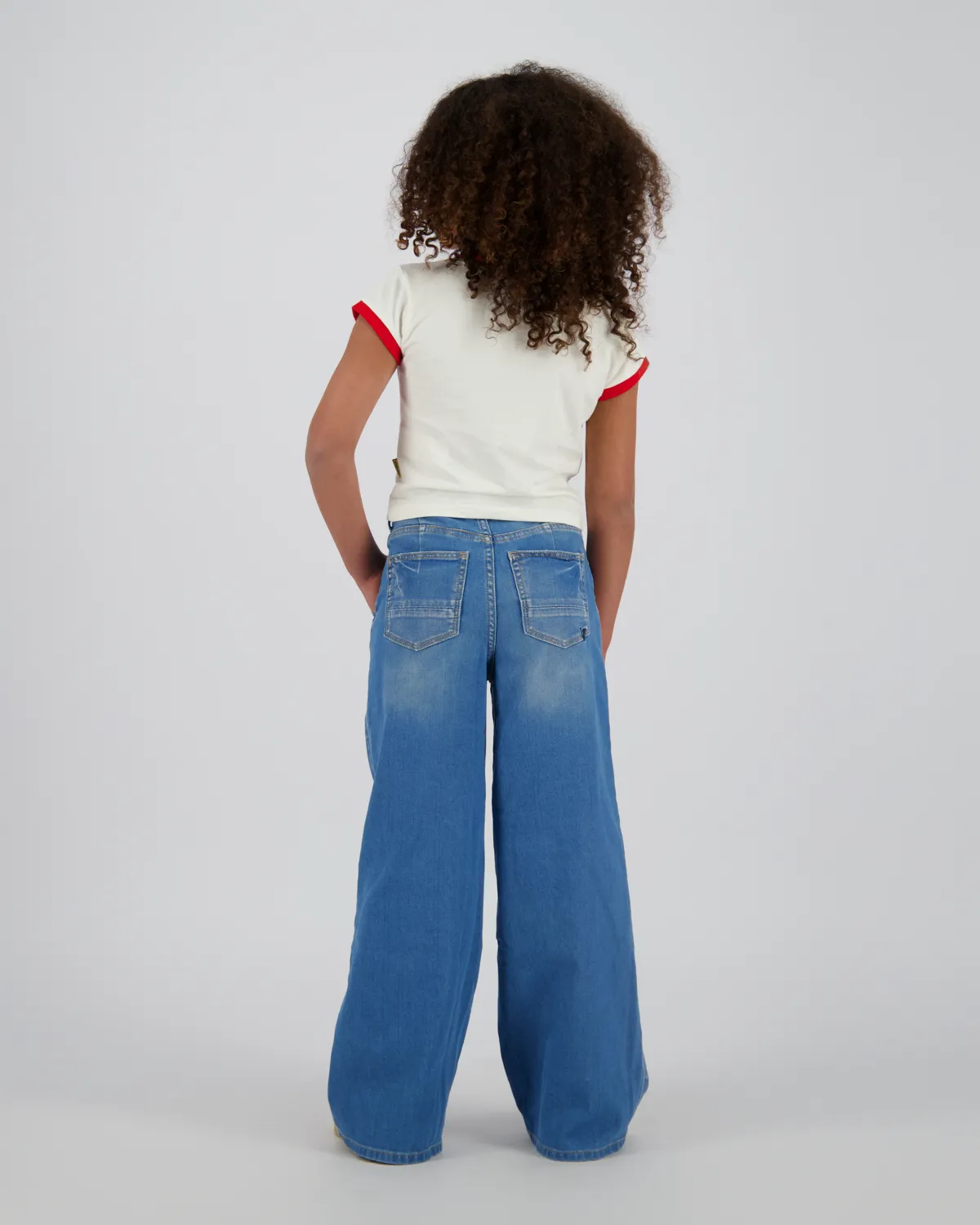 Mädchen Extra wide leg Jeans Cathy | Blau