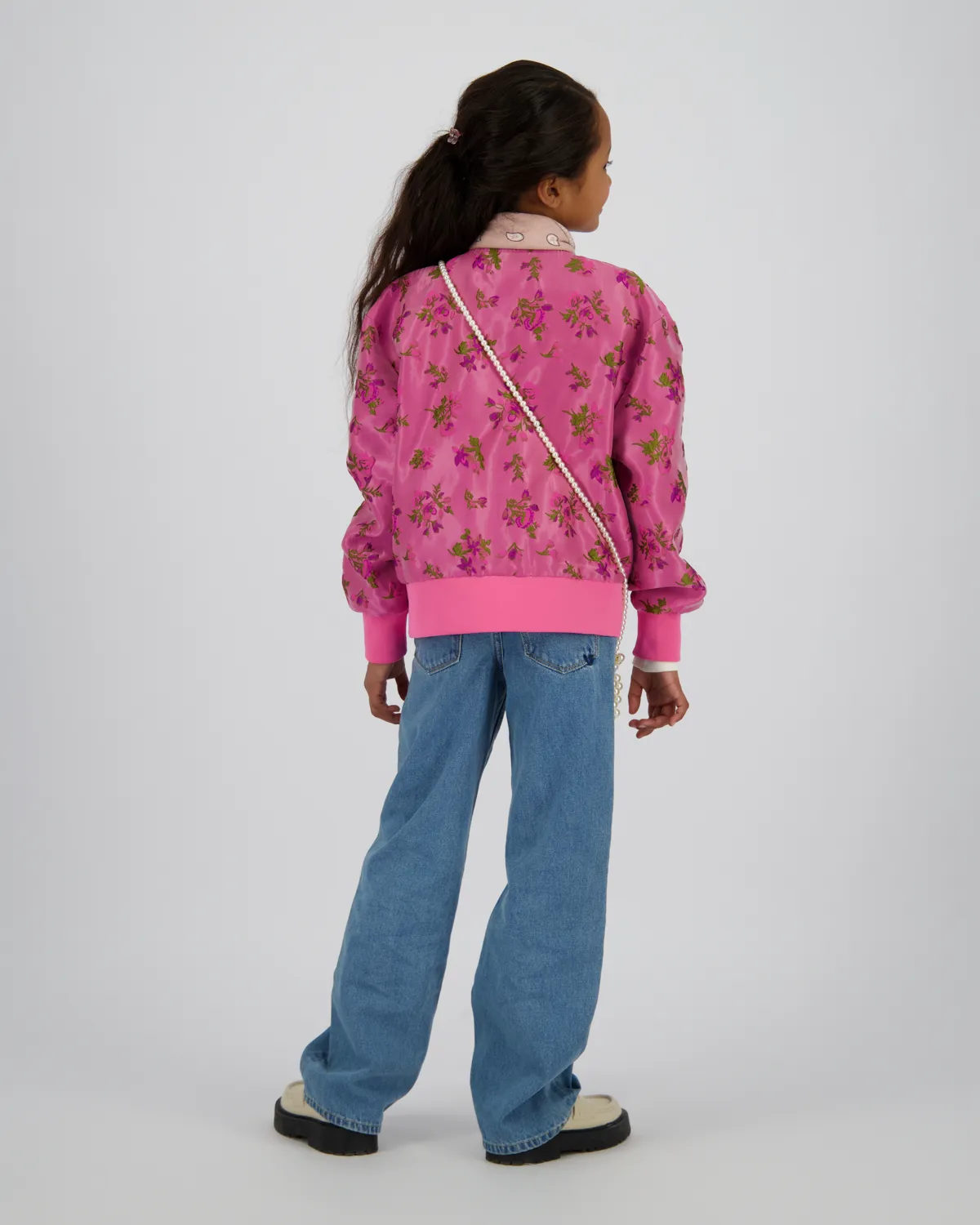 Mädchen Wide leg Jeans Cato Bow | Blau