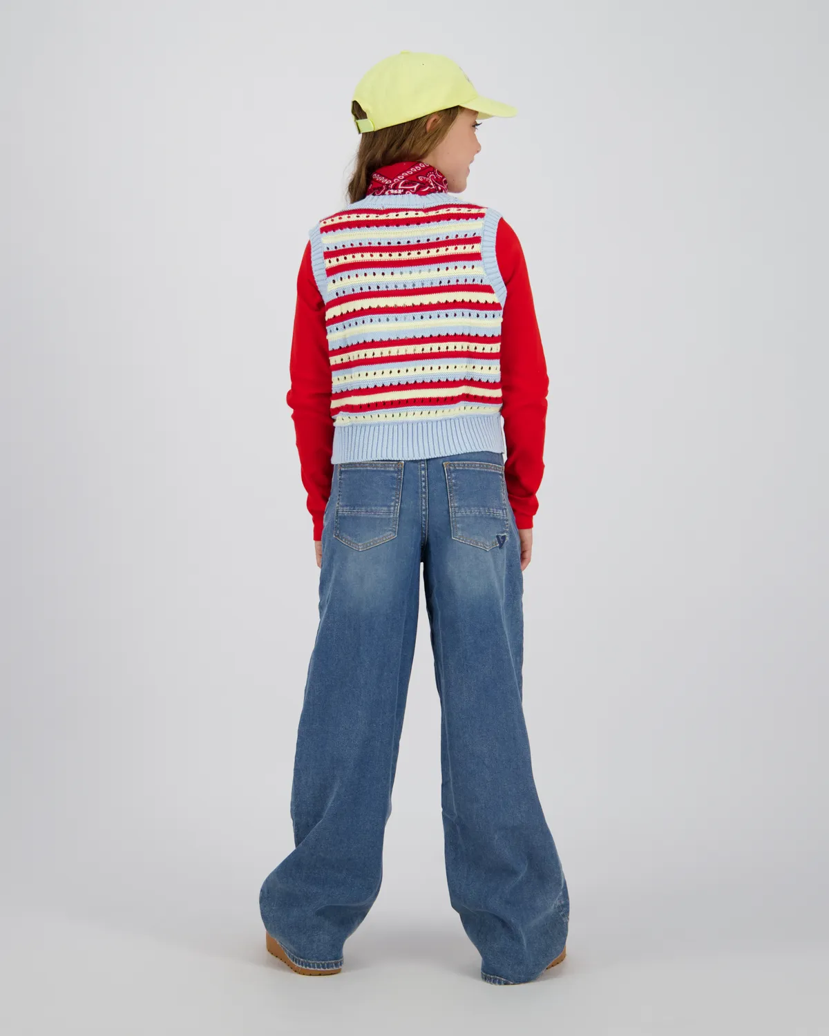 Mädchen Extra wide leg Jeans Carice | Blau